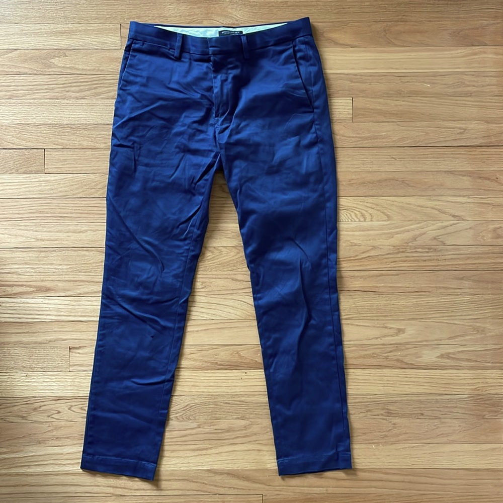 Banana Republic Rapid Movement Chino - 31 X 32 - Navy Blue